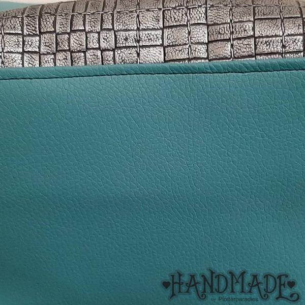 Handtasche  Schultertasche Umhängetasche Petrol